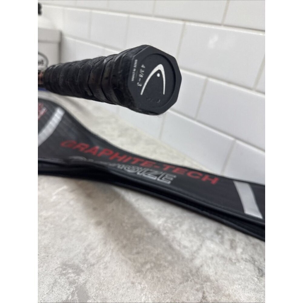 HEAD Comp Classic xtralong Graphite-Tech Oversize Tennis Racket w/ Cover - Picture 4 of 10